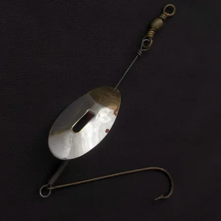 Lucky Strike June Bug Spinner, 7g, nickel/mässing/röd, spinnare #22465