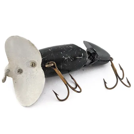 Fred Arbogast Jitterbug Jointed, Svart, 10g, Ytbete #22524