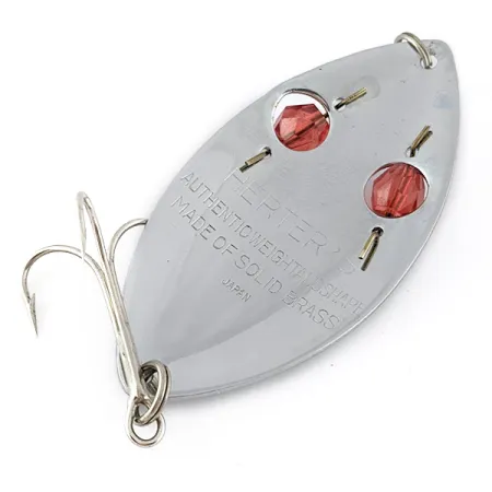 Herter's Glass Eye Spoon, 21g nickel/röda ögon, skeddrag #22641