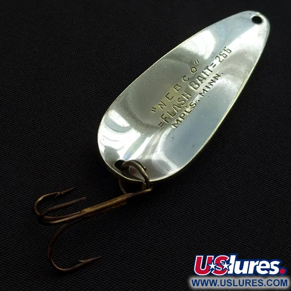 Nebco Flashbait 266, 10g nickel, skeddrag #22692