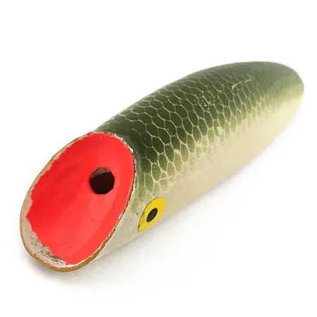 Les Davis Witch Doctor, 17g, Grön/Krämvit, Ytbetesdrag #22704