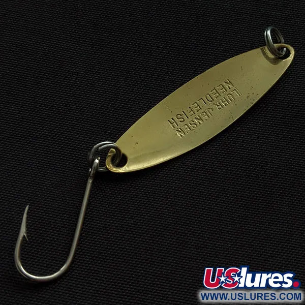 Luhr Jensen Needlefish 1, 2g röd/vit/mässing, skeddrag #22731