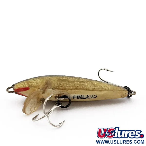 Rapala Original Floater F5, G (Guld), 5cm, 2.5g, Flytande wobbler #22752