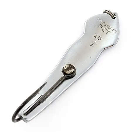 Tony Accetta Pet Spoon 15, nickel, 28g, Skeddrag #22773