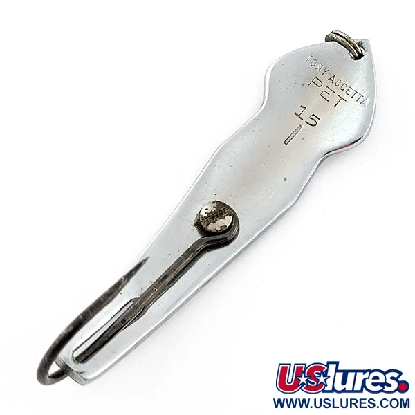 Tony Accetta Pet Spoon 15, nickel, 28g, Skeddrag #22773