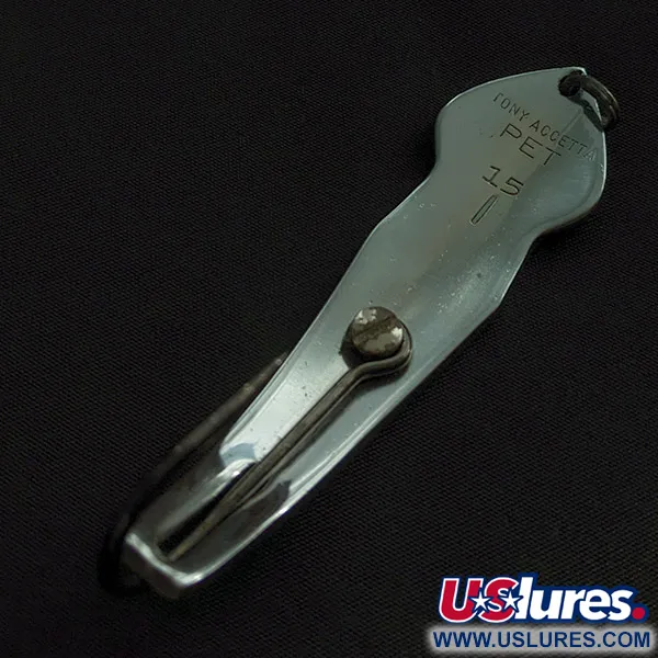 Tony Accetta Pet Spoon 15, nickel, 28g, Skeddrag #22773