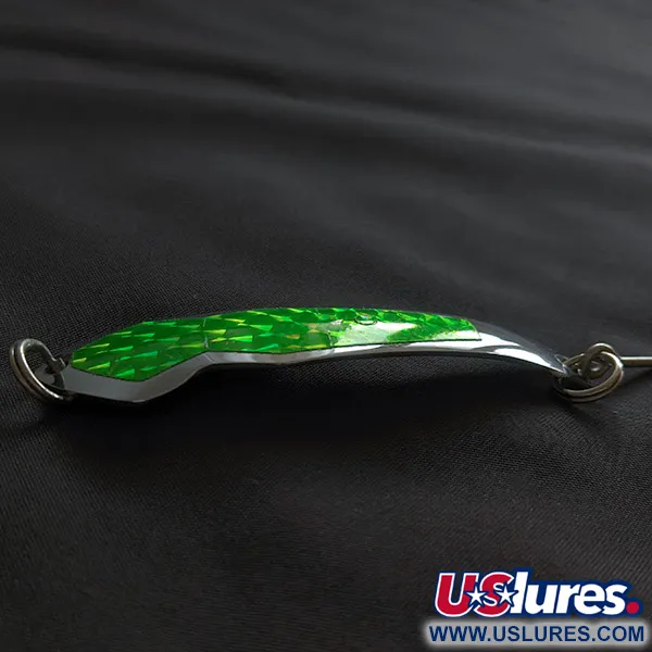 Tony Accetta Pet Spoon 15, 14g Krom/Grön Prisma, Skeddrag #22842