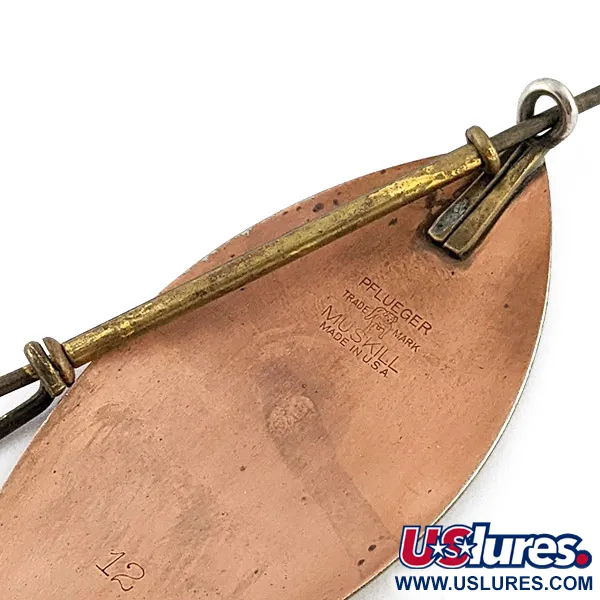 Pflueger Muskill 12, 45g, Nickel/Koppar, Spinnare #22844