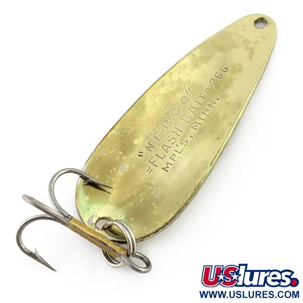 Nebco Flashbait 266, 10g mässing, skeddrag #22854