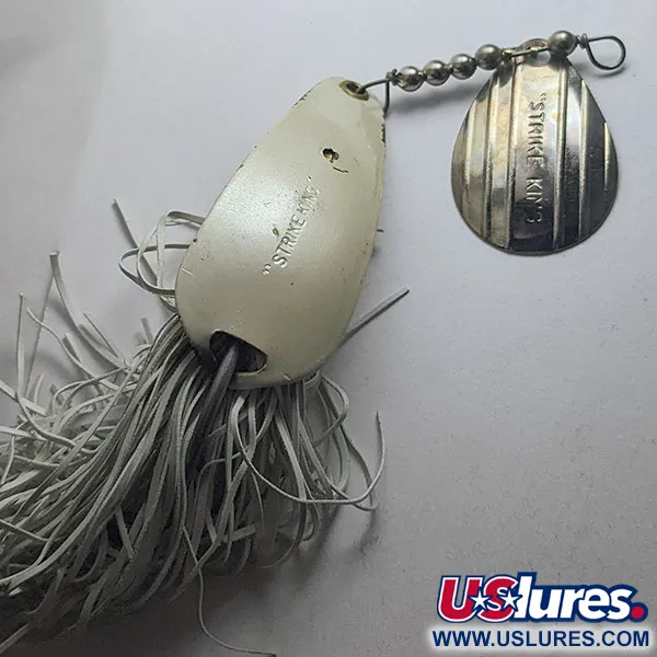 Strike King Timber Spin, Pearl, 14g, Spinnerbait #22948