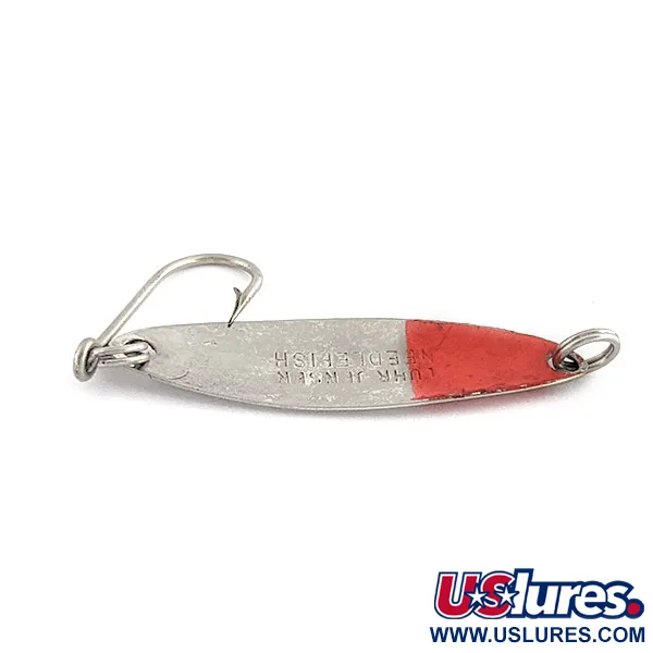 Luhr Jensen Needlefish 1, 2g, nickel/röd, skeddrag #22969