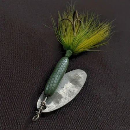 Yakima Bait Worden’s Original Rooster Tail 4, 8g Grön/Gul, Spinnare #22976