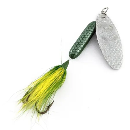 Yakima Bait Worden’s Original Rooster Tail 4, 8g Grön/Gul, Spinnare #22976