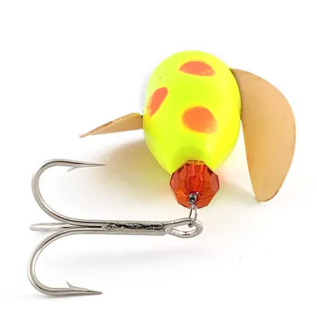 Yakima Bait Worden’s Spin N Glo, Gul/Orange 8g, Vingspinnare #23031
