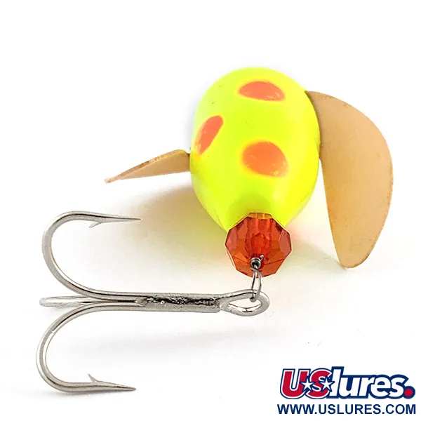 Yakima Bait Worden’s Spin N Glo, Gul/Orange 8g, Vingspinnare #23031