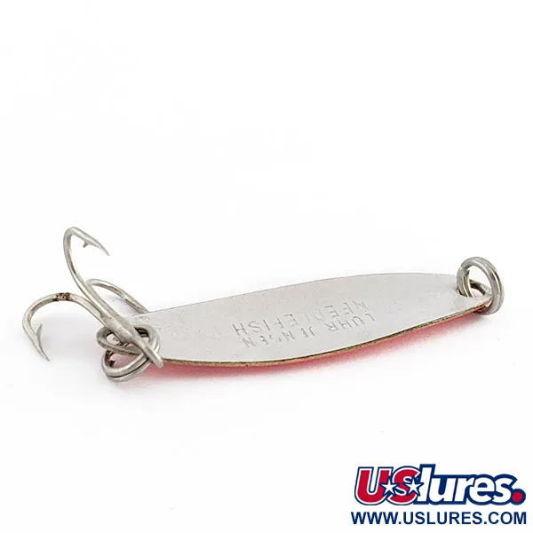 Luhr Jensen Needlefish 1 UV, 2g, vit pärlemor/hot pink UV, skeddrag #23033