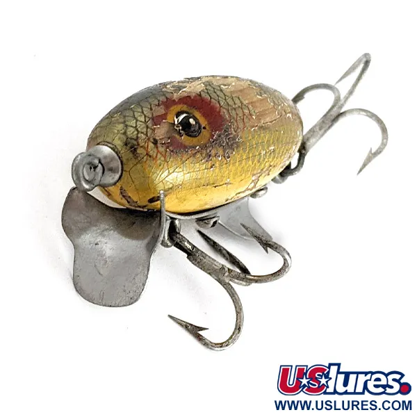 Strike King Clarks Water Scout Wood, 9g, Guld, Flytande Wobbler #23095