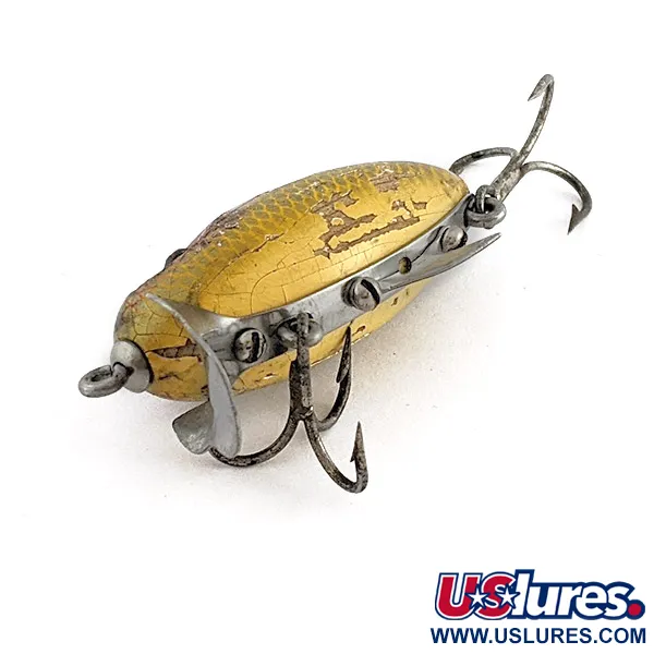 Strike King Clarks Water Scout Wood, 9g, Guld, Flytande Wobbler #23095
