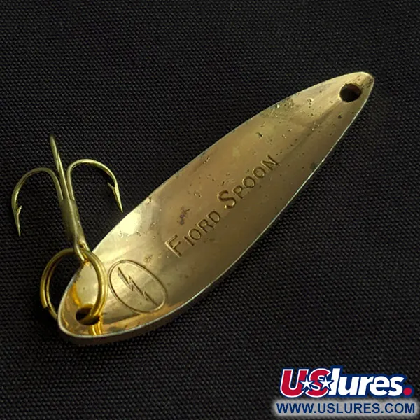 Acme Fiord Spoon Lightning (1950s), 7g guld, skeddrag #23130