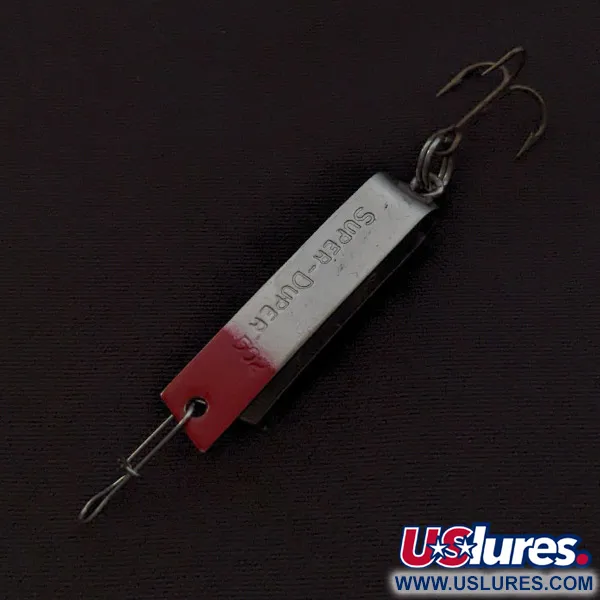 Luhr Jensen Super-Duper 502, 2,5g nickel/röd, Skeddrag #23158