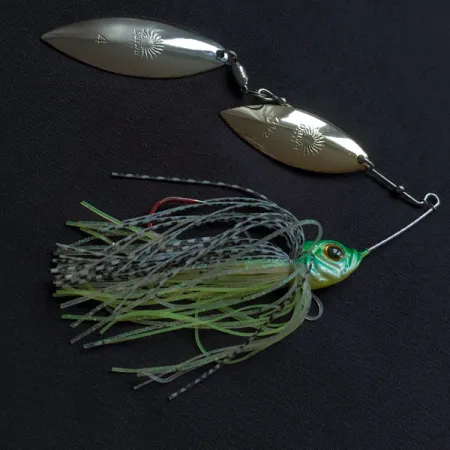 Daiwa Double Willow, 14g Chartreuse/Grön, Spinnerbait #23183