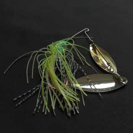Daiwa Double Willow, 14g Chartreuse/Grön, Spinnerbait #23183