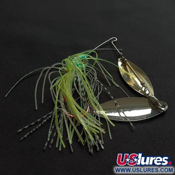 Daiwa Double Willow, 14g Chartreuse/Grön, Spinnerbait #23183