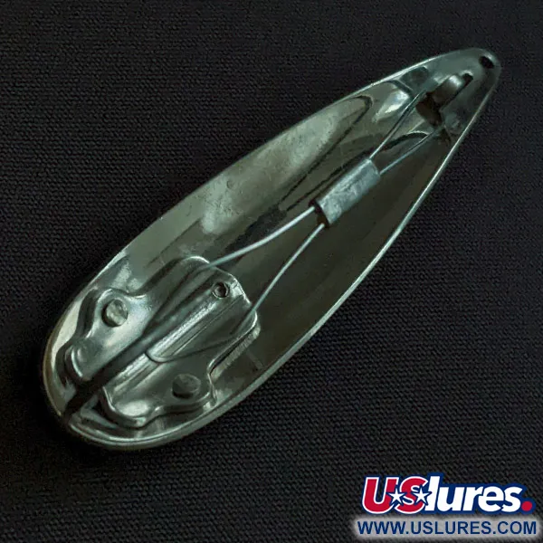 Weedless Bait Company FISHTRAP, 8,5g röd/vit/nickel, vasskyddat skeddrag #23191