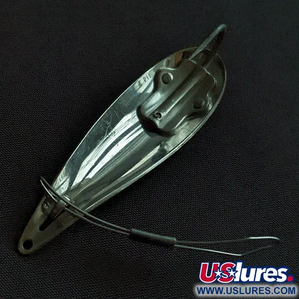 Weedless Bait Company FISHTRAP, 8,5g röd/vit/nickel, vasskyddat skeddrag #23191