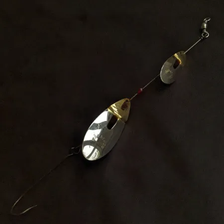 Marathon June-Bug, nickel/röd, 8g, Tandemspinnare #23202