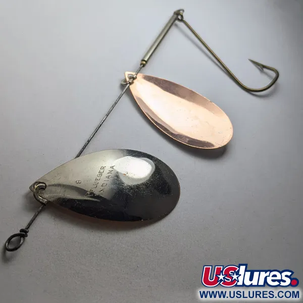 Pflueger Indiana, 14g, nickel/koppar, Tandemspinnare #23235