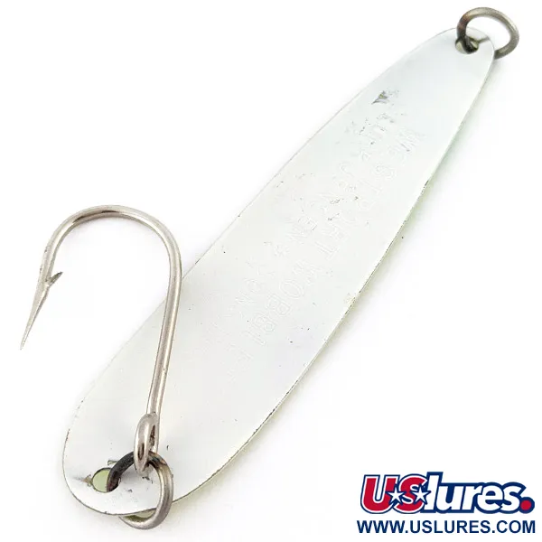 Luhr Jensen Westport Wobbler, 14g gul/grön/vit UV, Skeddrag #23257