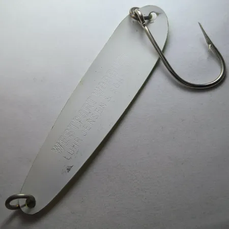 Luhr Jensen Westport Wobbler, 14g gul/grön/vit UV, Skeddrag #23257