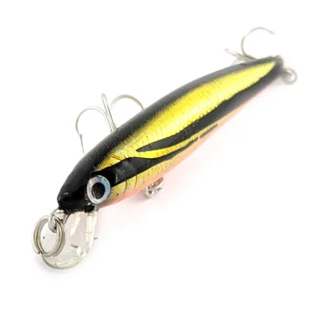 Yo-Zuri Pin's Minnow 50F, 2g, Guld/Svart/Orange, Wobbler #23274
