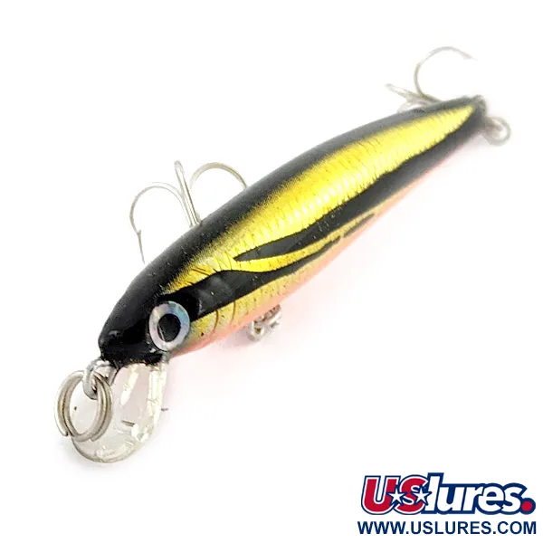 Yo-Zuri Pin's Minnow 50F, 2g, Guld/Svart/Orange, Wobbler #23274