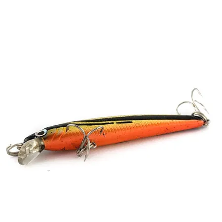 Yo-Zuri Pin's Minnow 50F, 2g, Guld/Svart/Orange, Wobbler #23274