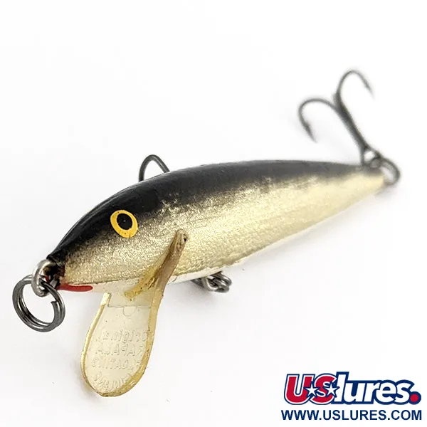 Rapala Original Floater F9, Silver (S) 4g 9cm, Flytande wobbler #23282