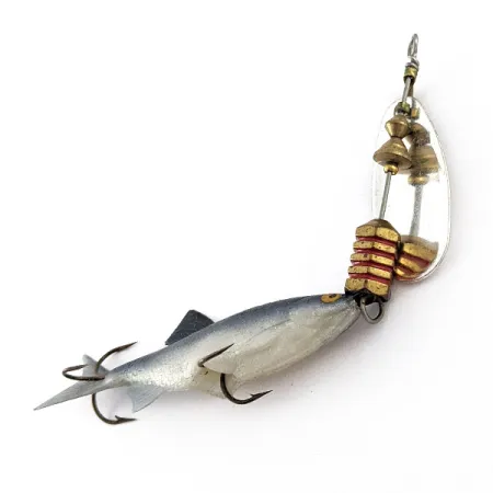 Mepps Aglia 2 Mino, 9g, Silver/Blå, Spinnare #23310