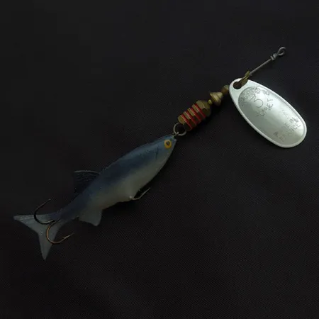 Mepps Aglia 2 Mino, 9g, Silver/Blå, Spinnare #23310