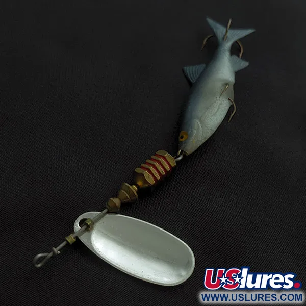 Mepps Aglia 2 Mino, 9g, Silver/Blå, Spinnare #23310