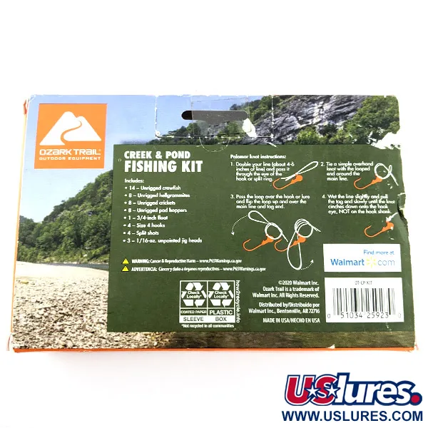 Ozark Trail Creek and Pond, 50 delar, Fiskeset #23330