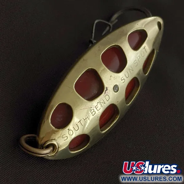 South Bend Sun Spot, 14g guld/röd, Skeddrag #23358