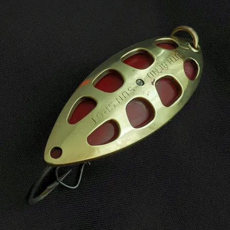 South Bend Sun Spot, 14g guld/röd, Skeddrag #23358