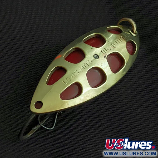 South Bend Sun Spot, 14g guld/röd, Skeddrag #23358