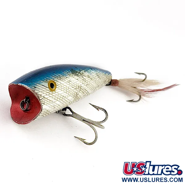 Herter's popper, Silver/Blå, 21g, Ytbete #23426