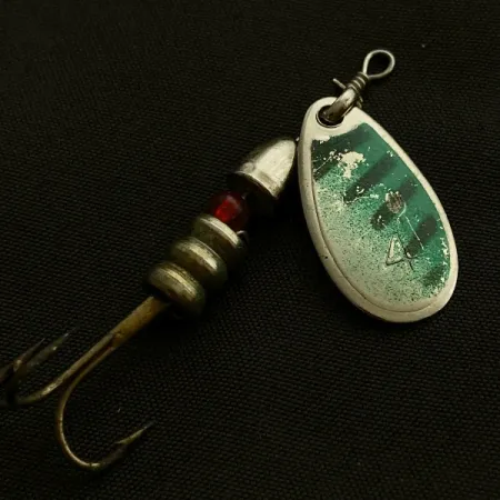 Shakespeare Jet, Silver/Grön, 4g, Spinnare #23505