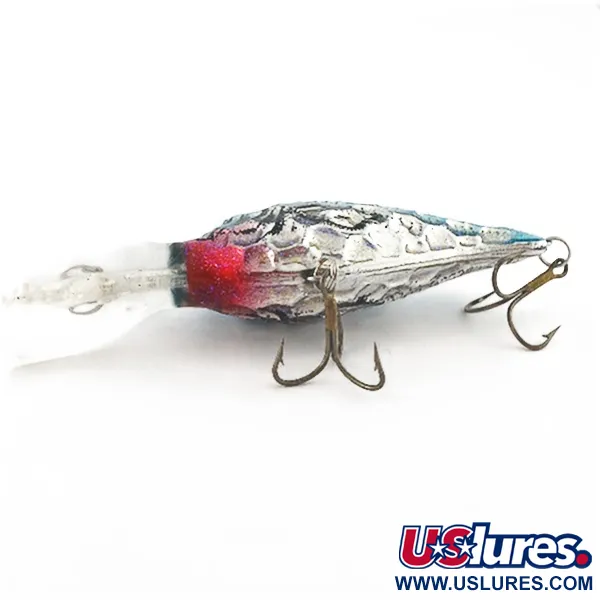 Renosky Deep Dive Honeycomb Rattl shad, silver/blå, 12g, djupgående wobbler #23542