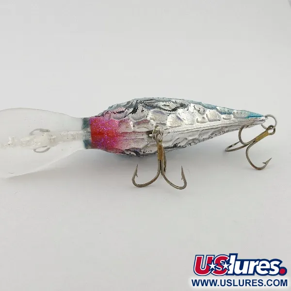 Renosky Deep Dive Honeycomb Rattl shad, silver/blå, 12g, djupgående wobbler #23542
