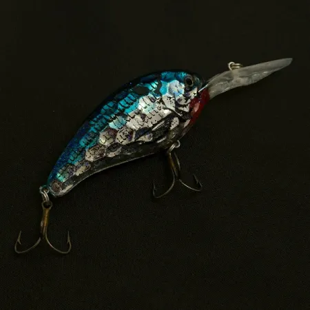 Renosky Deep Dive Honeycomb Rattl shad, silver/blå, 12g, djupgående wobbler #23542