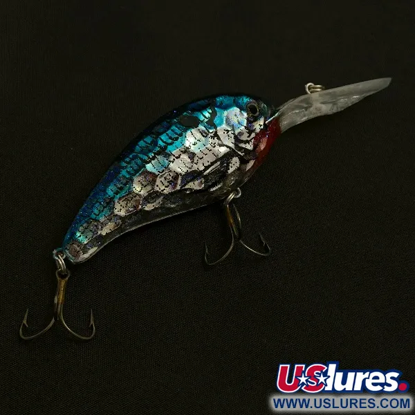 Renosky Deep Dive Honeycomb Rattl shad, silver/blå, 12g, djupgående wobbler #23542